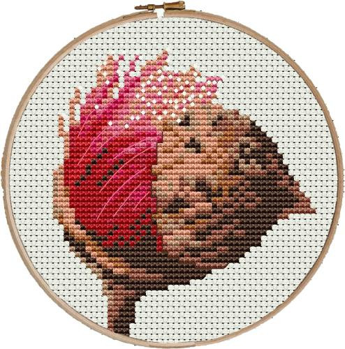 Gumnut counted cross stitch kit from Mary Elizabeth